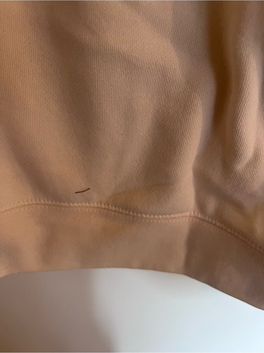 Glossier Pullover Hoodie in Light Cream - Picture 4 of 5